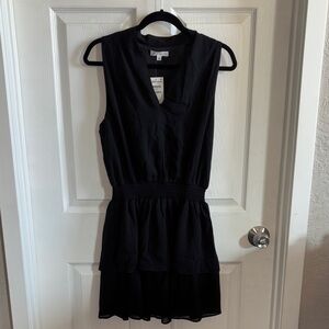 Socialite Black Sleeveless Mini Dress